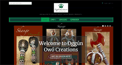 Desktop Screenshot of oggunowocreations.com